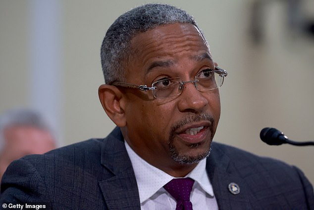 Hannibal "Mike" Ware, Inspector General, Small Business Administration; testifies during a hybrid hearing held by the House Select Subcommittee on the Coronavirus Crisis in the Rayburn House Office Building on June 14, 2022 in Washington, DC