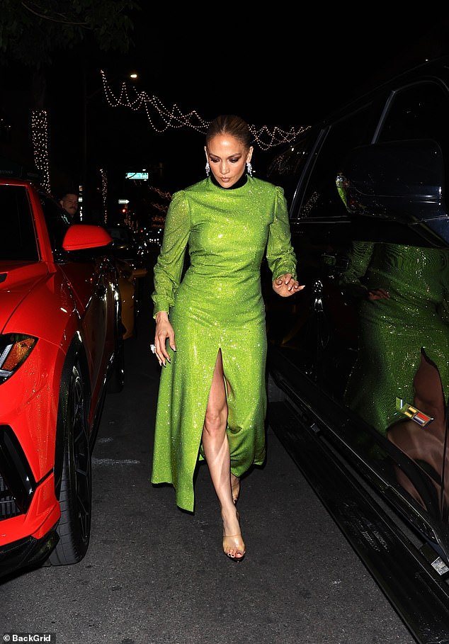 Jennifer Lopez looked incredible for her manager Benny Medina's birthday celebrations on Friday night