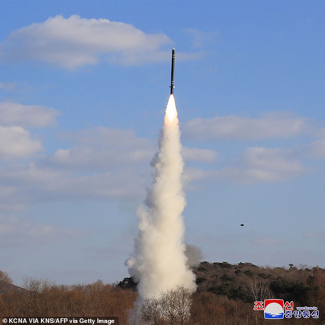 The underwater-to-surface strategic cruise missiles travelled 1,500 kilometres and flew between 7,507 and 7,511 seconds before hitting their targets, KCNA reported