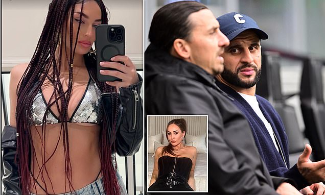 Kyle Walker's wife Annie Kilner shares racy snap as she prepares to watch his new team AC