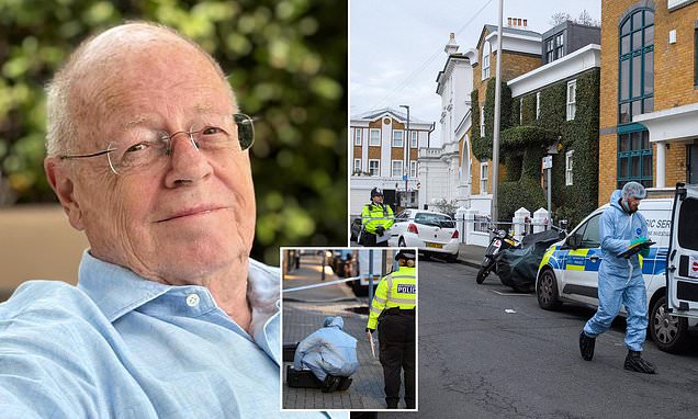 Architect, 75, 'stabbed to death' in £3.5million Putney home is pictured as police charge