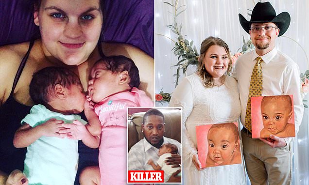 Mother who was forced to hold her newborn twin daughters while boyfriend shot them dead