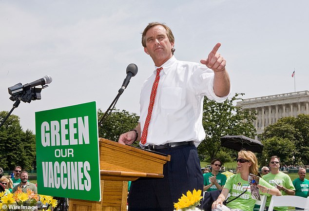 William Wegner, a close friend of RFK Jr.'s (pictured) and a fellow falconer, pleaded guilty to conspiracy to violate a few wildlife protection laws, pleaded to tax fraud and obstructed justice at a trial of a member of his smuggling ring