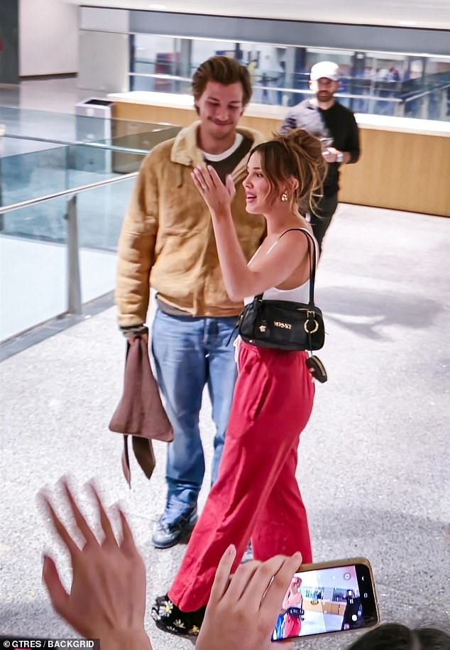 Millie Bobby Brown and her husband Jake Bongiovi looked delighted as they greeted fans during her The Stranger Fan Meet Tour in Barcelona on Monday