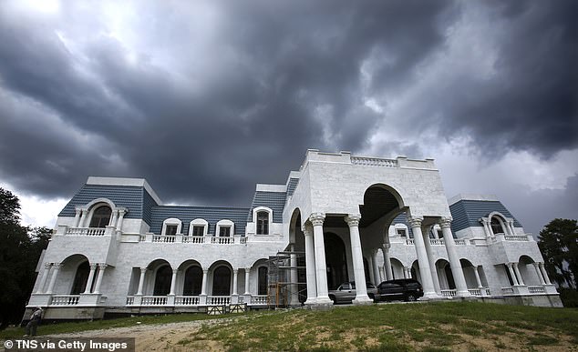 Construction on Versailles, one of the most expensive private residences in the US, halted in 2009 with over half completed due to the 2007¿2008 financial crisis; pictured in 2013