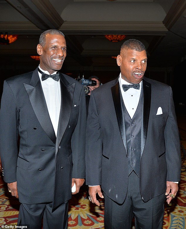 Michael Spinks (left) and brother Leon (seen in 2017) never squared off in the ring