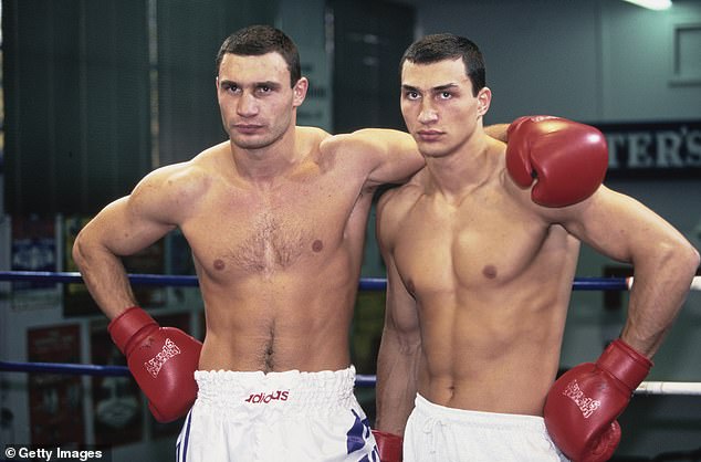 Vitali Klitschko (left) and his brother Wladimir (right) refused to box each other