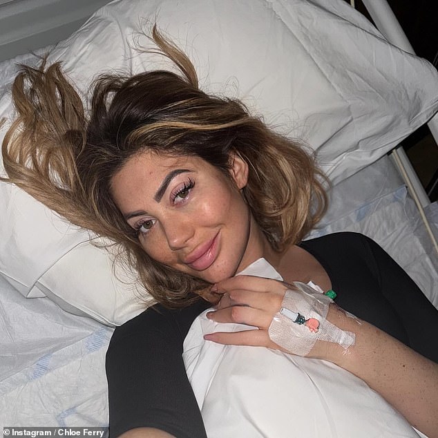 Chloe Ferry has issued a message that she is 'overwhelmed with love and support' as she revealed her corrective surgery went to plan on Tuesday