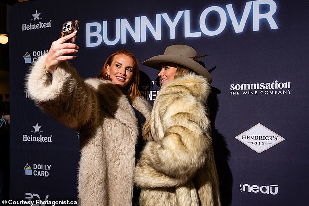 Whitney and Heather attended another party separate from the other RHOSLC cast - Rendezvous Cinema Center's premiere party for Bunnylovr on January 25