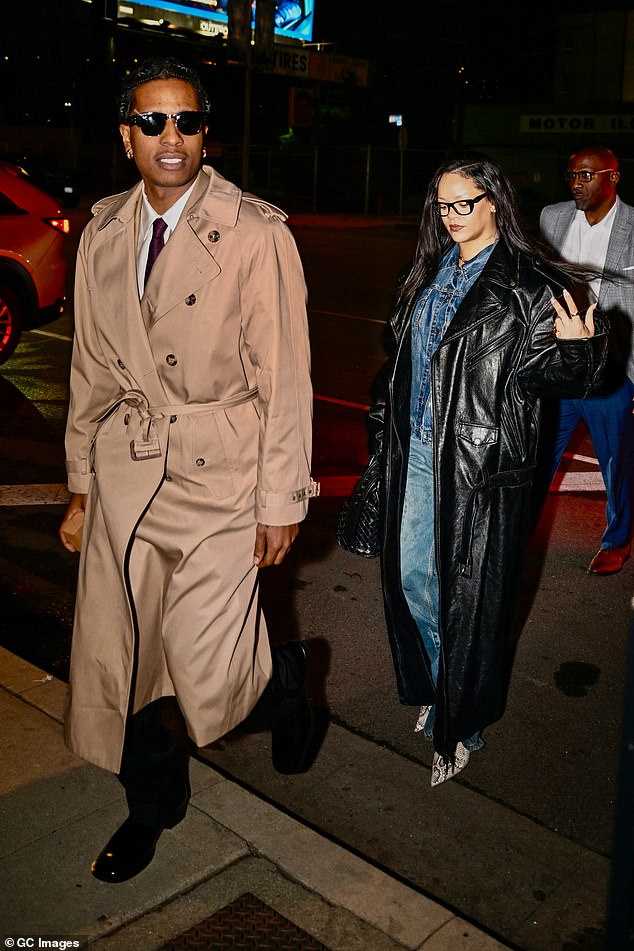 And Rihanna proved she is standing by her partners side as the couple arrived at a restaurant to enjoy a date night