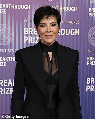 Kris Jenner pictured in April