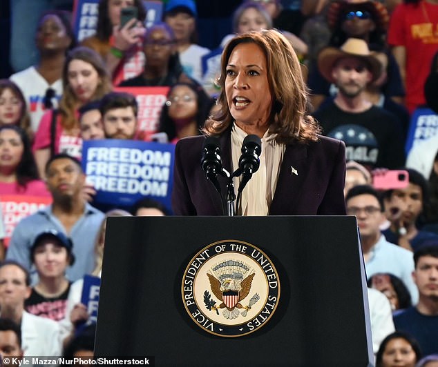 Vice President Kamala Harris' campaign set up a abortion-rights rally in Houston, Texas - which is not a swing state - to give her cover to sit-down with Joe Rogan in nearby Austin