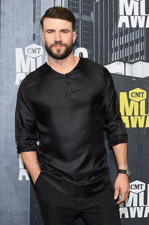 Country star Sam Hunt, 40, was arrested for speeding and violating an interlock device in Henderson County, Tennessee last week; pictured in 2017