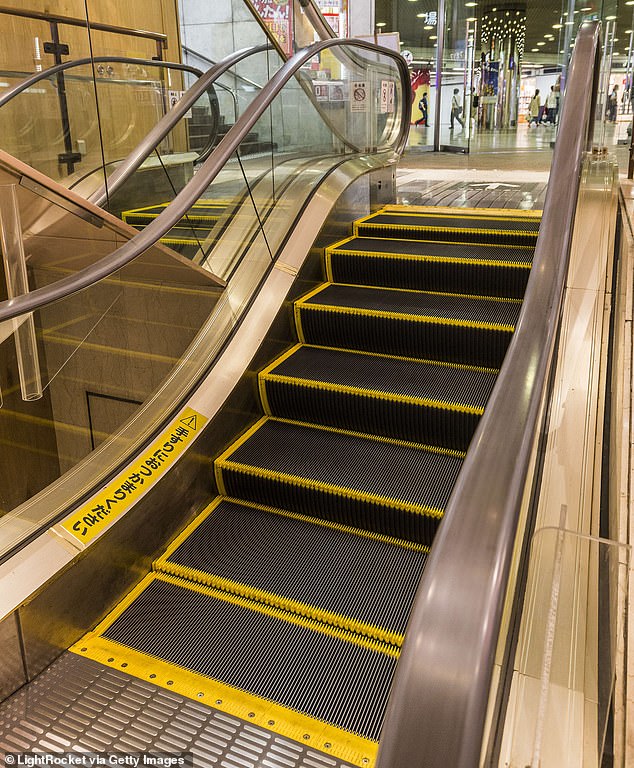 The pint-sized people mover is deemed remarkable enough to deserve its own webpage and holds the Guinness World Record for 'smallest escalator'