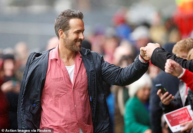 Co-owner Ryan Reynolds has overseen back-to-back promotions since buying Wrexham with Rob McElhenney in 2021 and the club are in the play-off spots to go up to the Championship