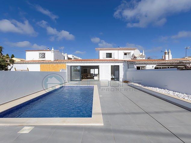 This newly renovated, semi-detached villa comes with a pristine pool to take a dip in