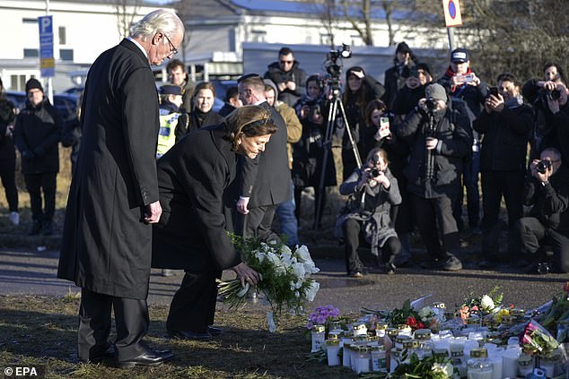 Carl Gustaf , the King of Sweden paid tribute to the victims in a statement from the Royal House