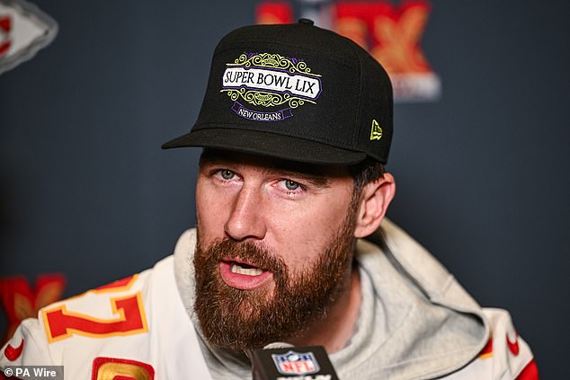 Travis Kelce also reacted to Donald Trump's anticipated presence at Super Bowl LIX