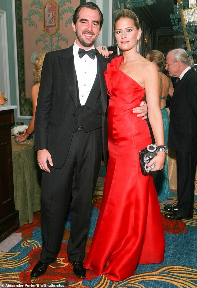 Just 10 months after their separation was announced, Prince Nikolaos (pictured with his ex-wife in 2011) confirmed last month that he is set to remarry later this week