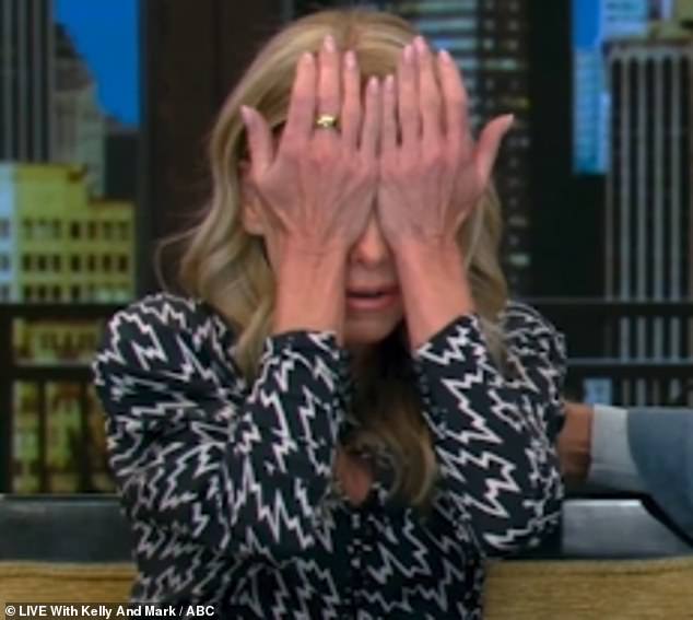 Kelly Ripa broke down in tears over the death of her beloved pet dog Chewie