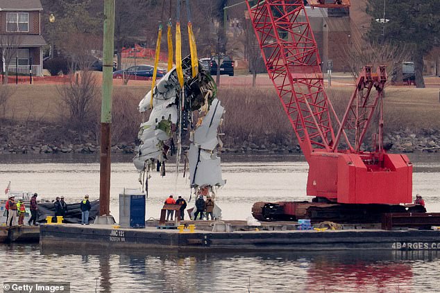 Salvage crews have recovered the bodies of all 67 people killed in the American Airlines and Army helicopter crash over the Potomac River