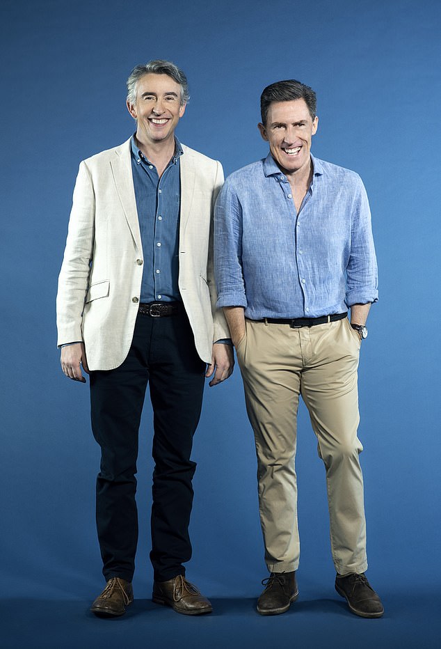 The Trip to Greece promotional photo with Coogan (L) and Brydon (R)