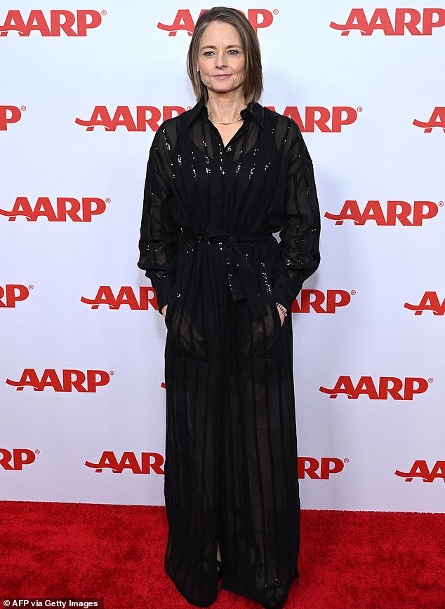 Other stars that strutted on the red carpet the AARP Movies for Grownups Awards on Saturday included Jodie Foster