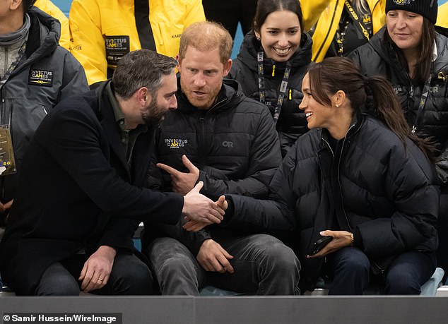 Kate Middleton former aide, Nick Loughran who left over a Kensington Palace 'love triangle', has been spotted at the Invictus games in Canada (pictured left)