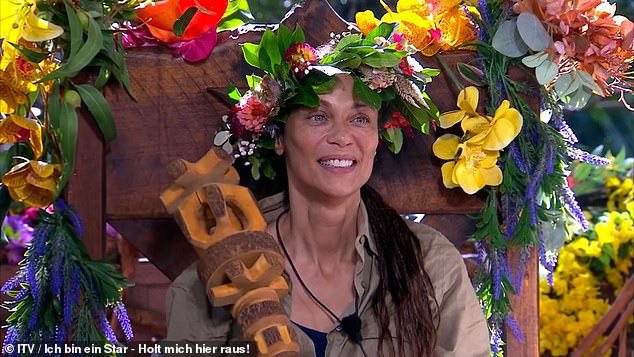 Boris Becker's ex-wife Lilly being crowned Queen of the Jungle on I'm A Celebrity in Germany