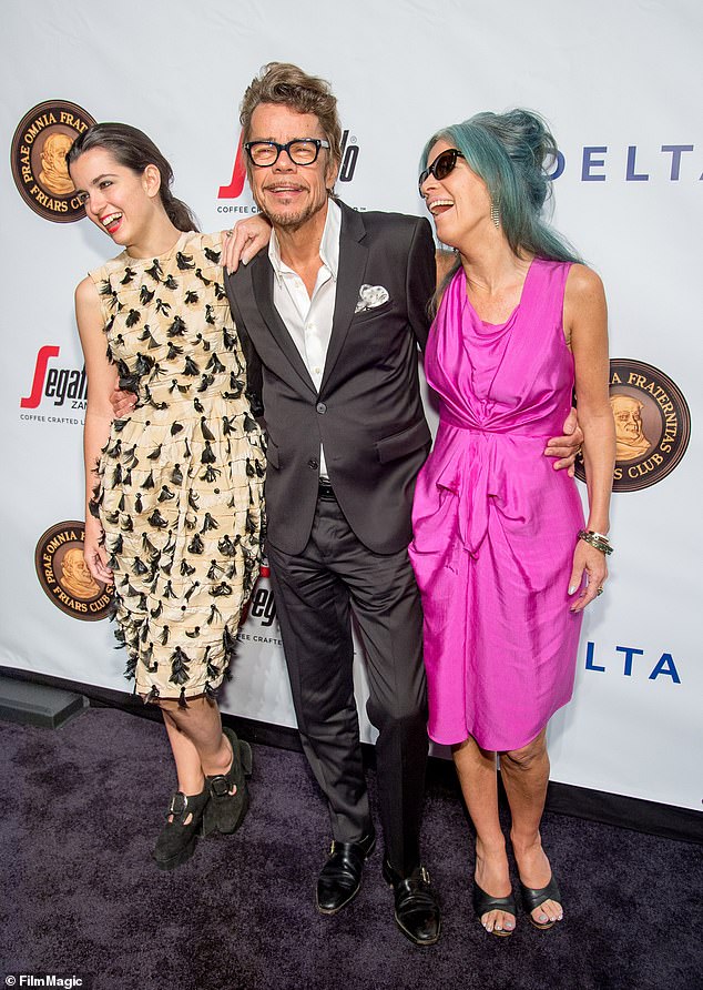 Johansen with Leah and Mara in New York in 2016