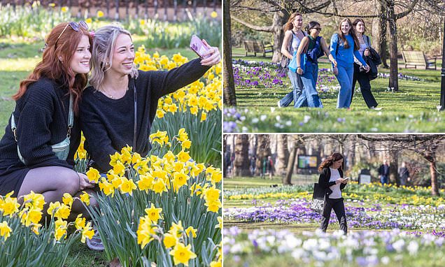 UK weather: Hotter than Ibiza! Londoners to enjoy 18C warmth this weekend - but enjoy it