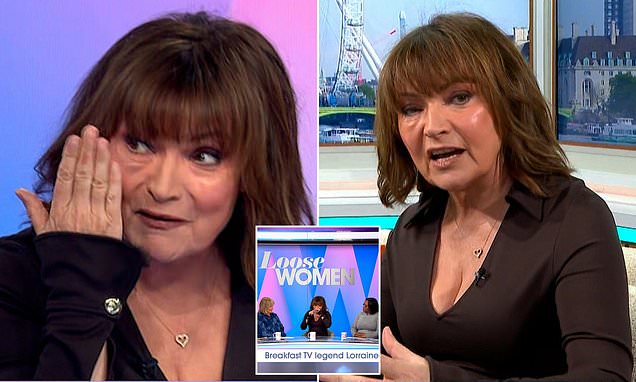 Lorraine Kelly reveals truth behind her swollen face live on Loose Women after being asked