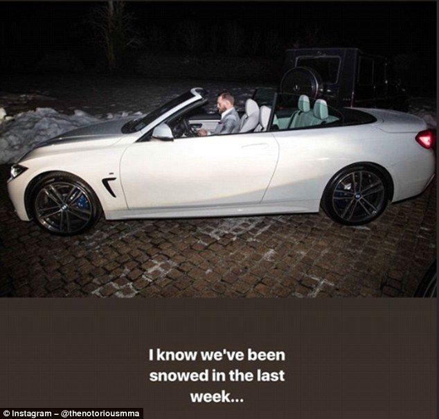 Irishman Conor McGregor has bought his mum a BMW 4 series convertible  for her birthday