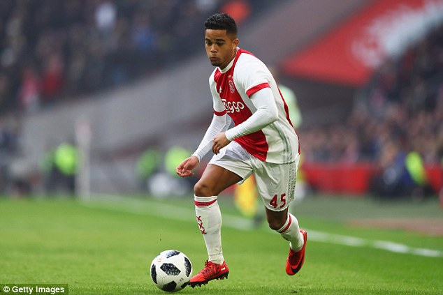 Teenage Ajax striker Justin Kluivert  received his first senior call-up for Holland on Wednesday