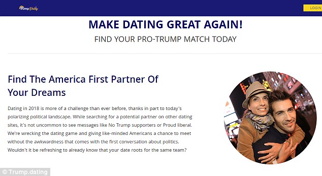 MDGA: Another site, Trump.dating, also brings together like-minded singles