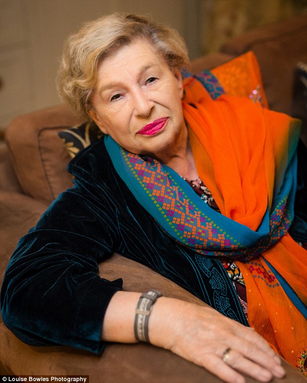 Marion (pictured), 81, says she speaks to her friends and family every day as well as continues to pursue her career as a crime fiction writer