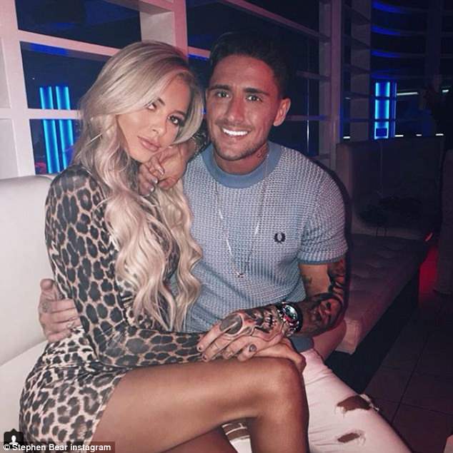 Moving on: Stephen Bear has struck up a romance with model Ellie O'Donnell, four months after his bitter split from Charlotte Crosby