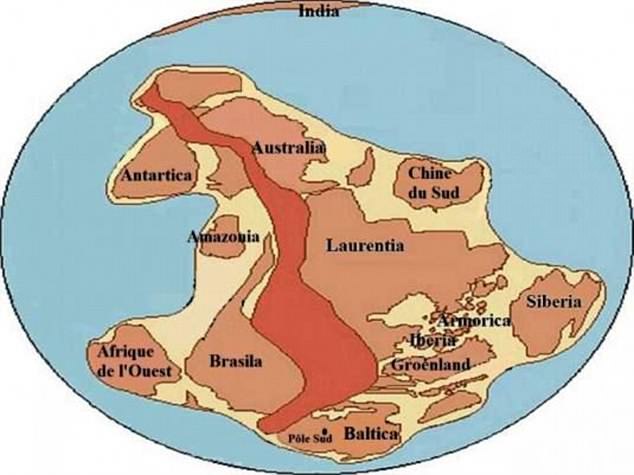 Kenorland (pictured) was the world's first supercontinent and was fully-formed around 2.7 billion years ago. Up until Kenorland's formation, the young planet was a waterworld with an atmosphere rich in methane