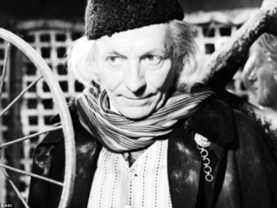 First face: William Hartnell played the first Doctor from 1963-1966, with a somewhat 'old and grumpy' version of the character crashing to Earth after being exiled from his home planet Gallifrey