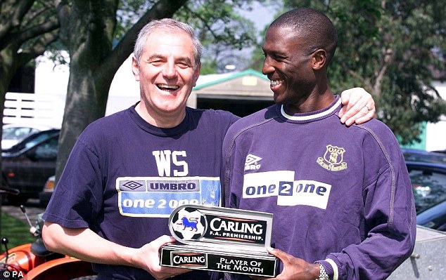 Awards season: Campbell was voted Player of the Month in April 1999