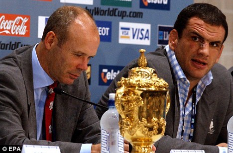 The dream team: Sir Clive Woodward and Martin Johnson delivered World Cup glory in 2003