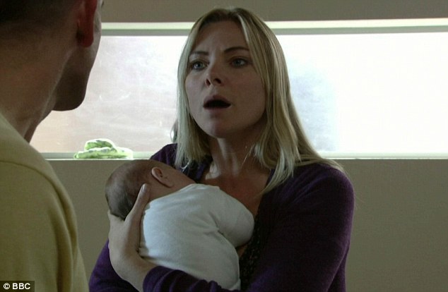 Distressing: A scene starring Samantha Womack from one of the soap's most controversial episodes