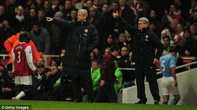 Making his point: Wenger says Arsenal should draw confidence from the draw