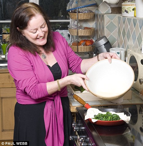 Stressed chef: Mary Gold found the recipe difficult to follow