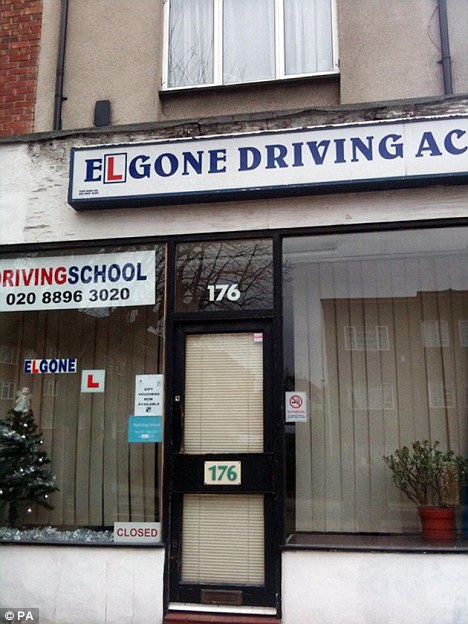 Unlikely HQ: The pharmaceutical company is run from this driving school in west London. According to the BBC, £4,253 of drugs were sold to the state of Arizona to be used to carry out lethal injections