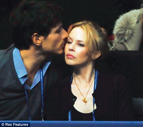 Kylie Minogue and Andres Velencoso Segura