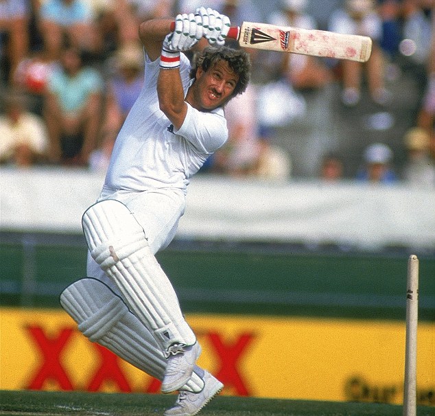 On top of his game: Botham hit 138 off 174 balls to help England secure victory in Brisbane