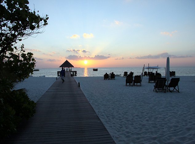 Maldives sunset