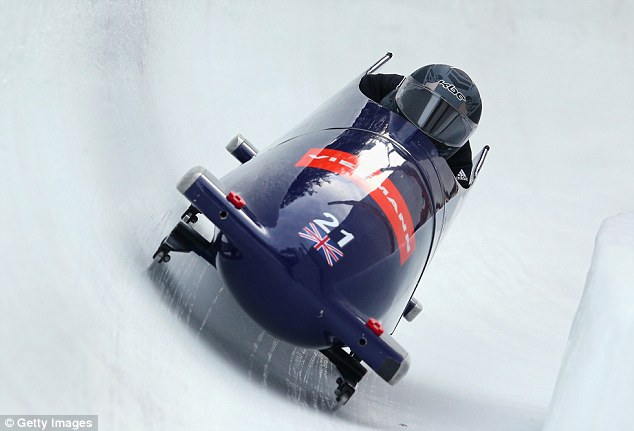 Recovery: The bobsleigh team has vastly improved and Jackson (pictured) has a chance at a medal