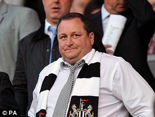 Ace service: Mike Ashley's brands include Slazenger